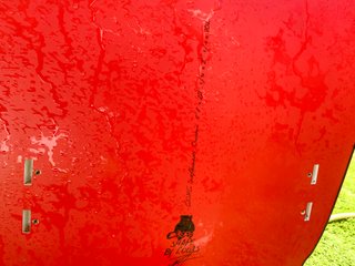 Tabla Surf GONG Custom Carbon Roja 5'8