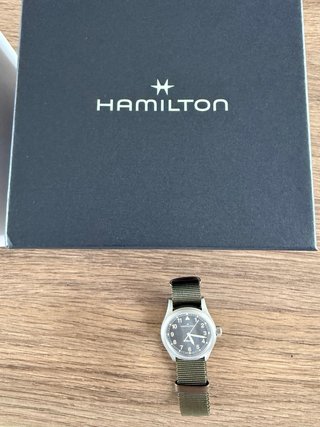 Reloj Hamilton Khaki Field Correa Verde