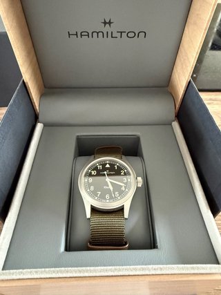 Reloj Hamilton Khaki Field Correa Verde