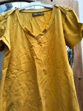 T-shirt Conbipel Gialla Taglia M