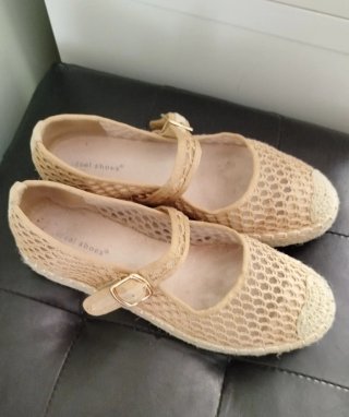 Bailarinas beige Ideal Shoes