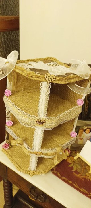 Estantería Esquinera de sobremesa
