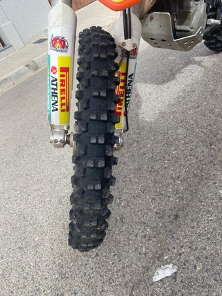 KTM Enduro Naranja/Blanca 450 EXC