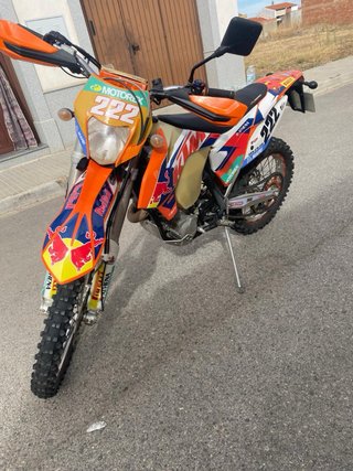 KTM Enduro Naranja/Blanca 450 EXC