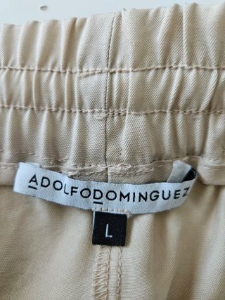 Pantalón Adolfo Domínguez Beige Talla Única