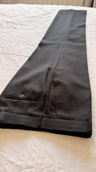 Traje BOSTON negro espiga