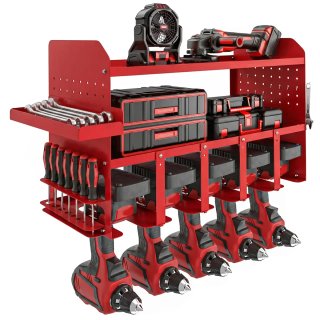 Estante Organizador de Herramientas Rojo
