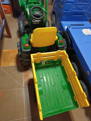 Tractor John Deere Infantil con Remolque