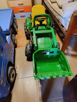 Tractor John Deere Infantil con Remolque