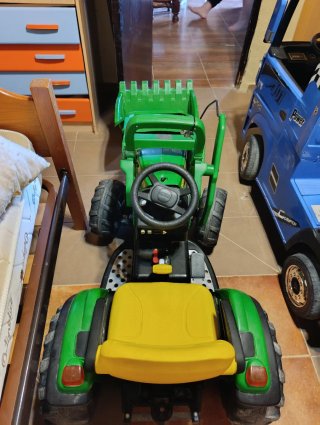 Tractor John Deere Infantil con Remolque