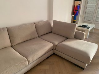 Sofá Chelon Beige Tela