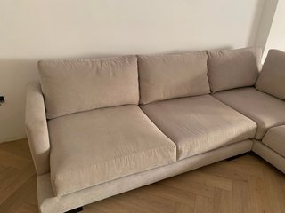 Sofá Chelon Beige Tela