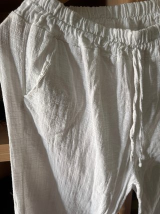 Pantalones largos blancos verano
