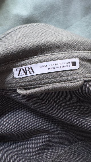 Conjunto Zara Camisa y Pantalón Verde Oliva