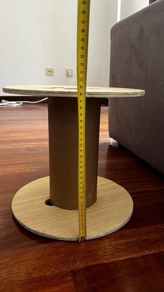 2 Bobinas de madera para cable