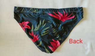 Costume da bagno slip fantasia floreale