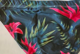 Costume da bagno slip fantasia floreale