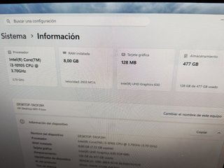 PC Ordenador HP Negro