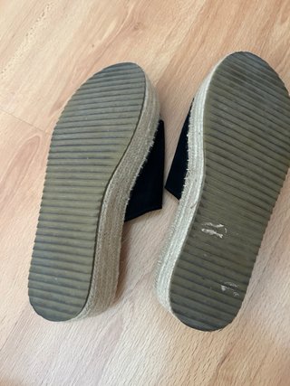 Sandalias pala Refresh negras mujer talla 39