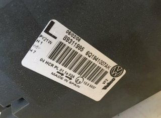 Faro izq volkswagen 6q1941007ak golf plus v 51118