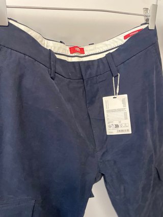 Pantalón cargo Esprit azul marino hombre