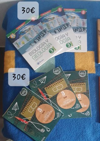 Pack de libros anaya de 3 ESO