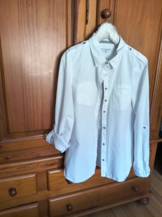 Blusa Sudexpress Blanca Talla L