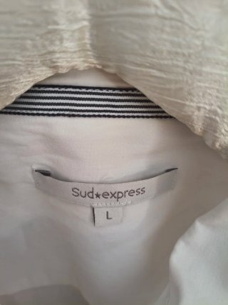 Blusa Sudexpress Blanca Talla L