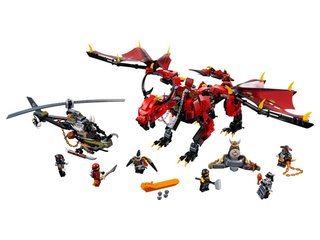 LEGO Ninjago Dragón Rojo 70653