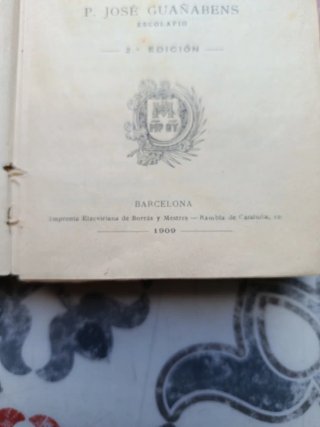 Libro La Adolescencia 1909 Edición Escolar