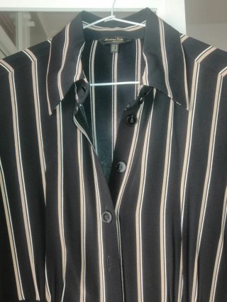 Vestido Massimo Dutti rayas