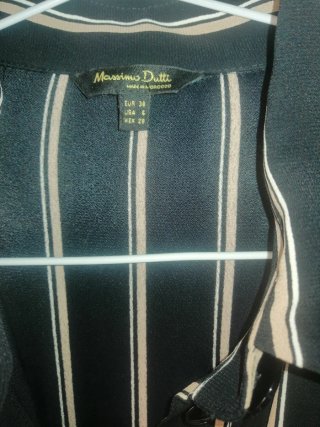 Vestido Massimo Dutti rayas