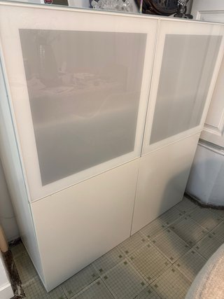 Vitrina Besta Ikea Blanca