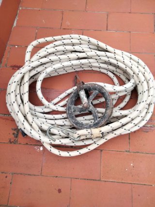 Polea con cuerda 20m