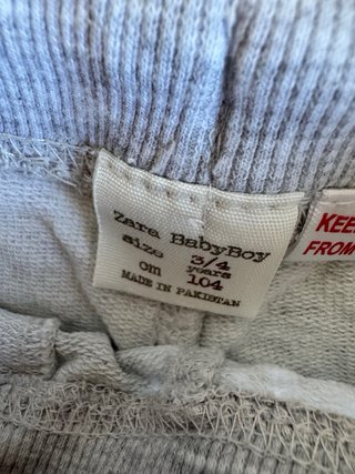 Lote 2 camisetas y bermudas Zara 3-4 años