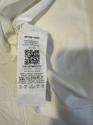 Camiseta algodón Hombre Emporio Armani