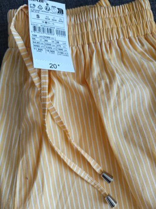 Conjunto 3 piezas amarillo rayas