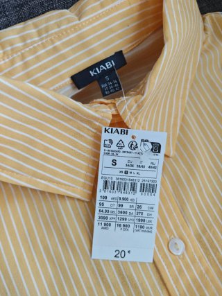 Conjunto 3 piezas amarillo rayas