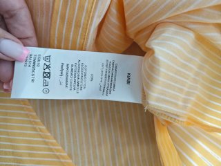 Conjunto 3 piezas amarillo rayas