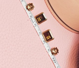 Pendientes Tous Oso Dorado Acero Inoxidable rose