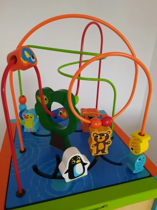 Cubo Habilidades Montessori Madera