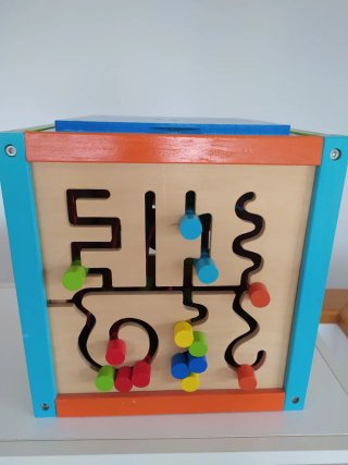Cubo Habilidades Montessori Madera