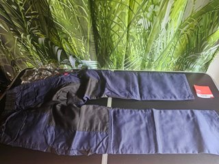 Pantalón Velilla Bicolor Multibolsillos Azul
