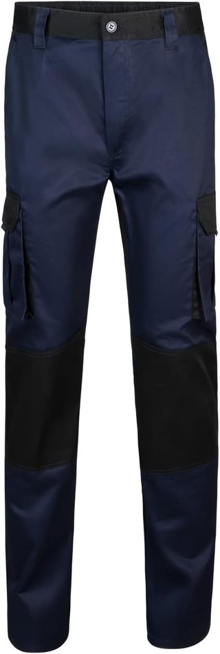 Pantalón Velilla Bicolor Multibolsillos Azul
