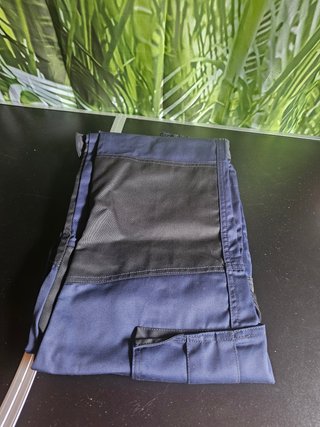 Pantalón Velilla Bicolor Multibolsillos Azul