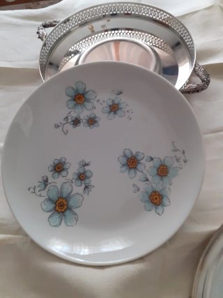 Besuguera Vintage Metal Porcelana