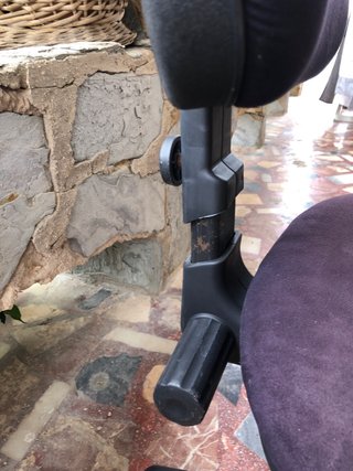 Silla giratoria de oficina tela