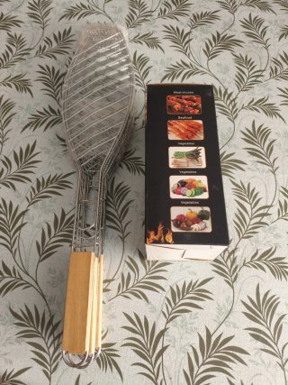 Parrillas Barbacoa para Pescado y Verdura