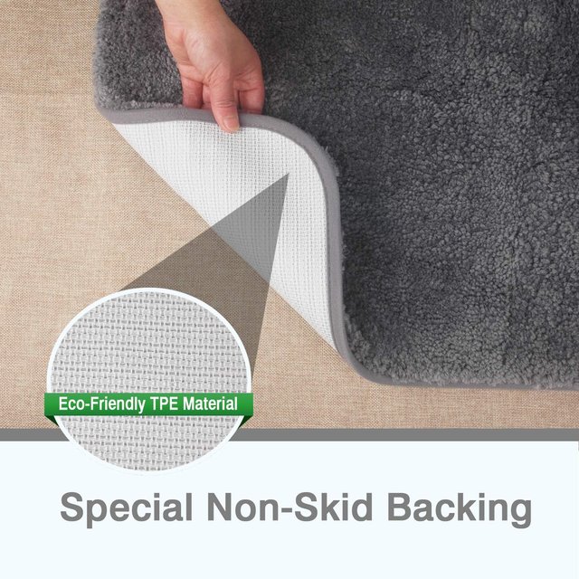 Alfombrilla Antideslizante Ducha 70x120 cm Gris