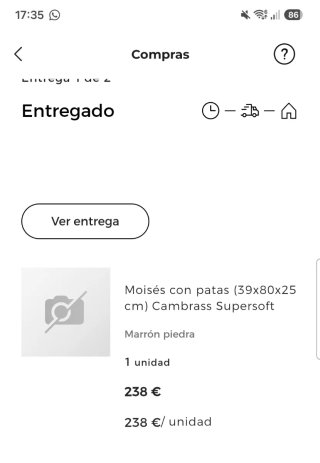 Moisés Cambrass con soporte